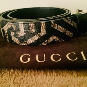 GUCCI BELT SIGNATURE GG 1000% AUTHENTIC